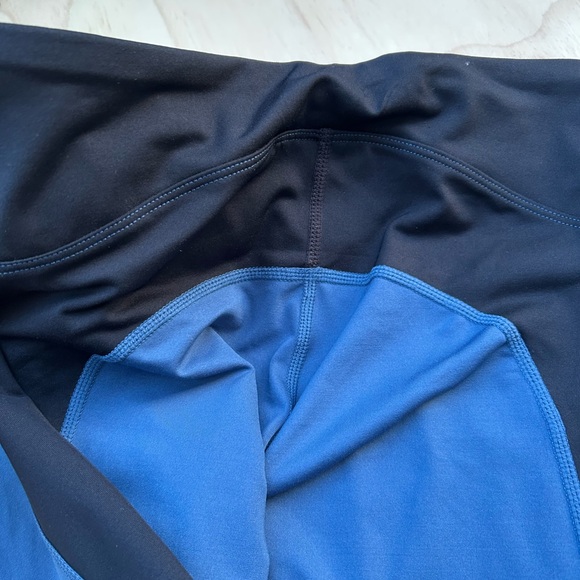 Asics Blue and Black performance Tights XS - Picture 4 of 5